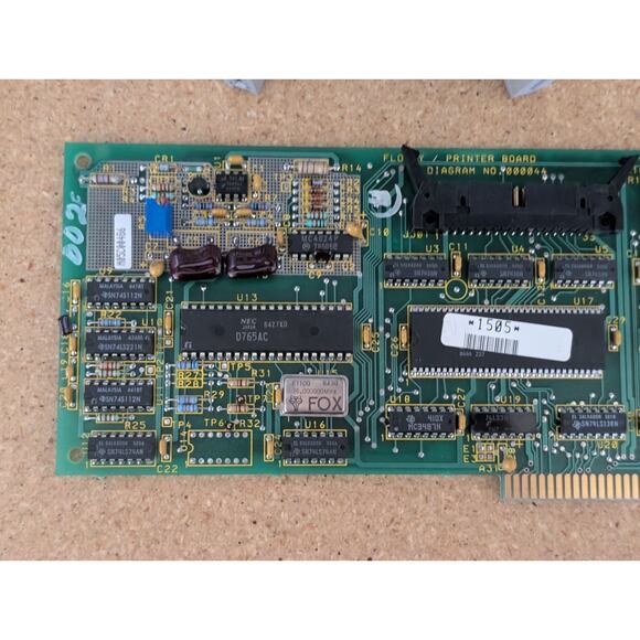 Vintage Compaq Floppy/Printer Controller Board 000044 000045 8-Bit ISA w Cable - Picture 2 of 9